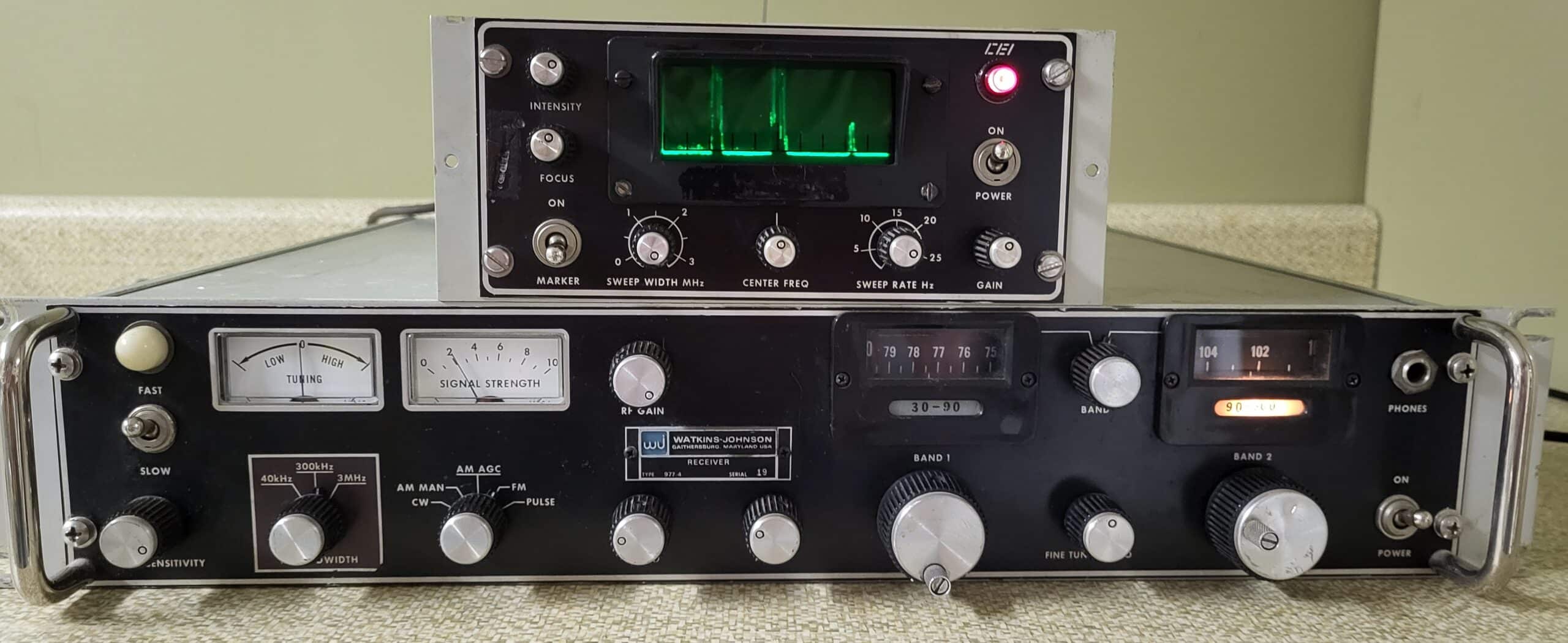 Watkins-Johnson / CEI Model 977-4 VHF Receiver