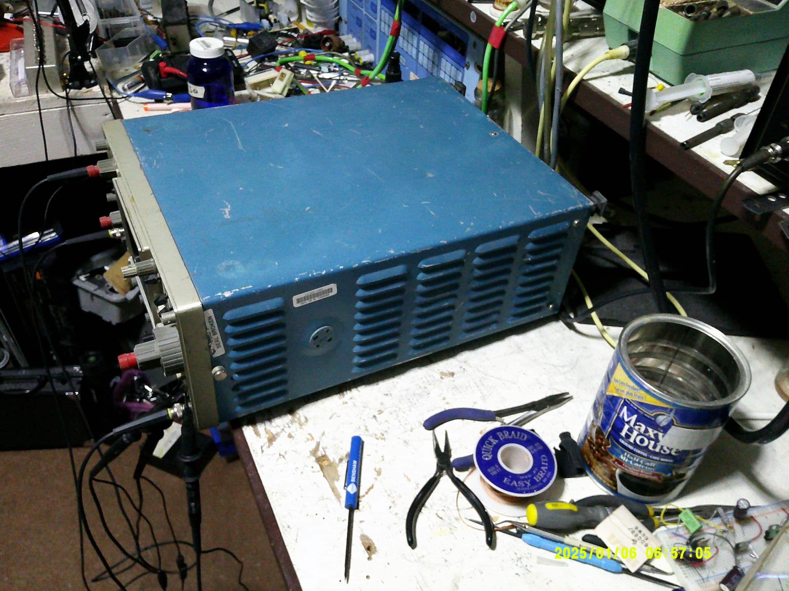 Kikusui 5 channel + Z Axis 100 MHz Analog Scope with operation and service manual