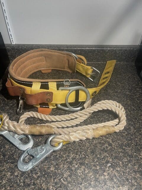 Miller 94N Brown Leather Semi Floating Body Belt