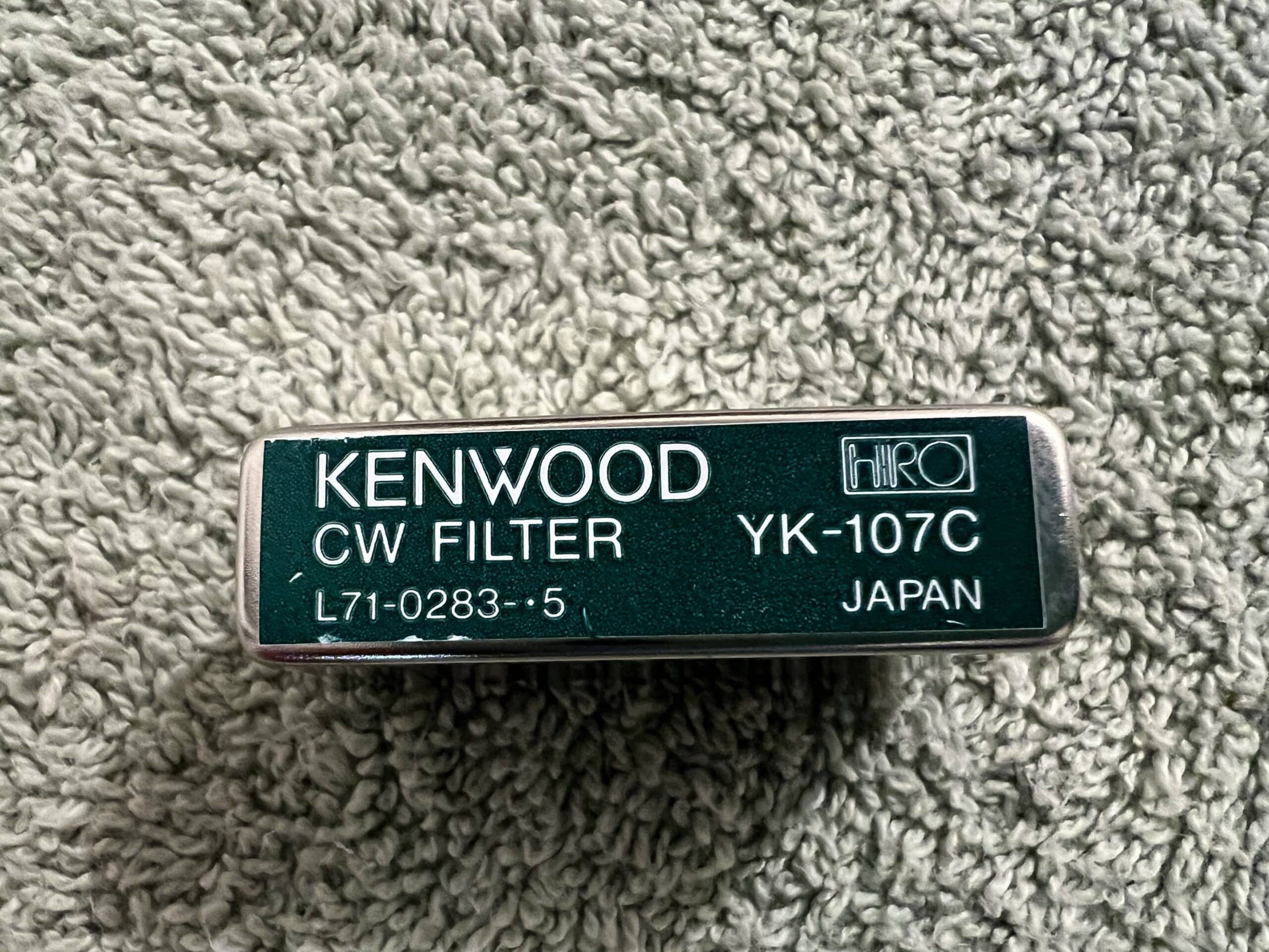 KENWOOD YK-107C 500Hz CW FILTER FOR KENWOOD TS-50S & TS-60S HAM RADIO