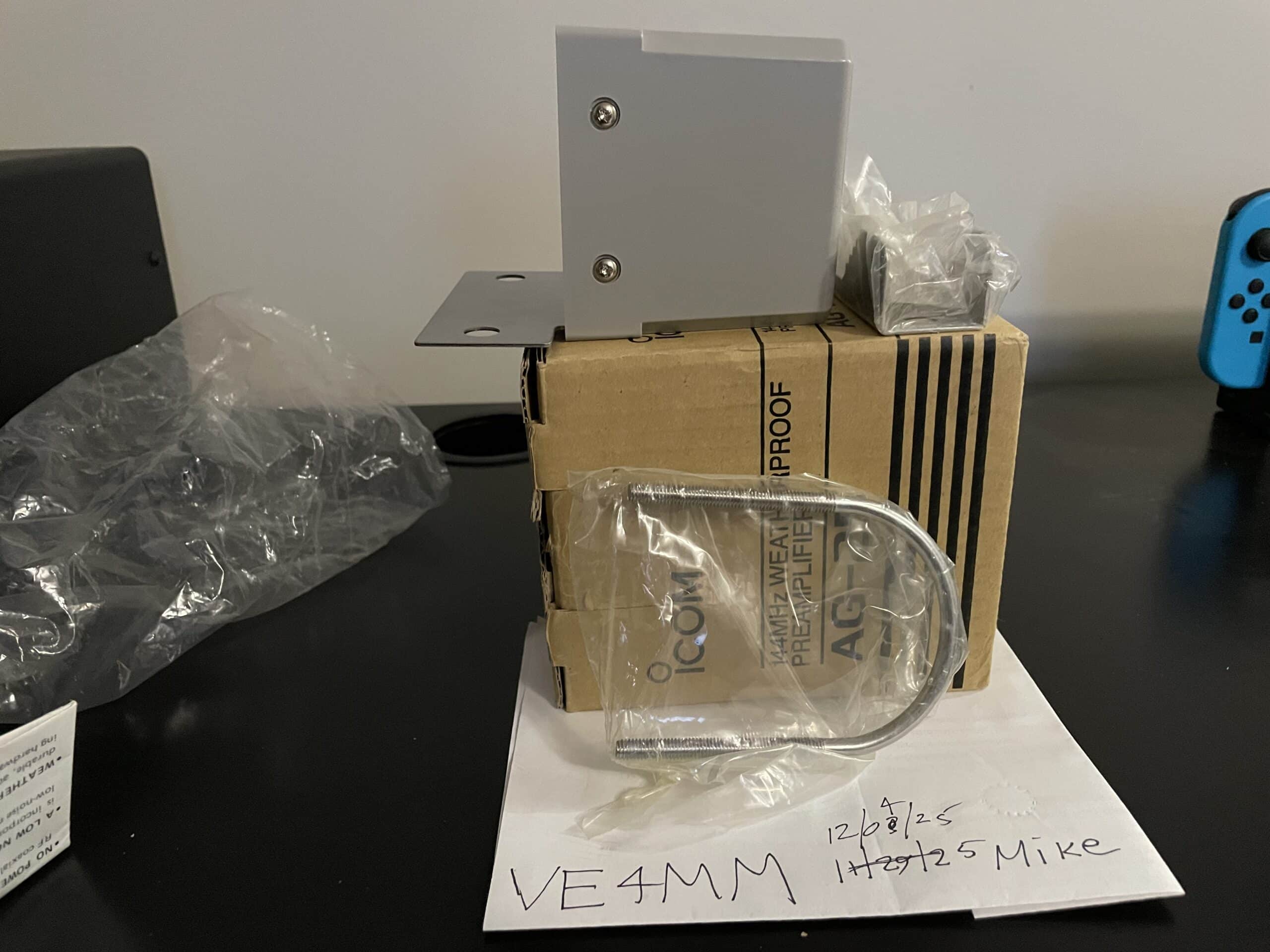 NEW ICOM AG-25 144 MHZ PRE-AMP