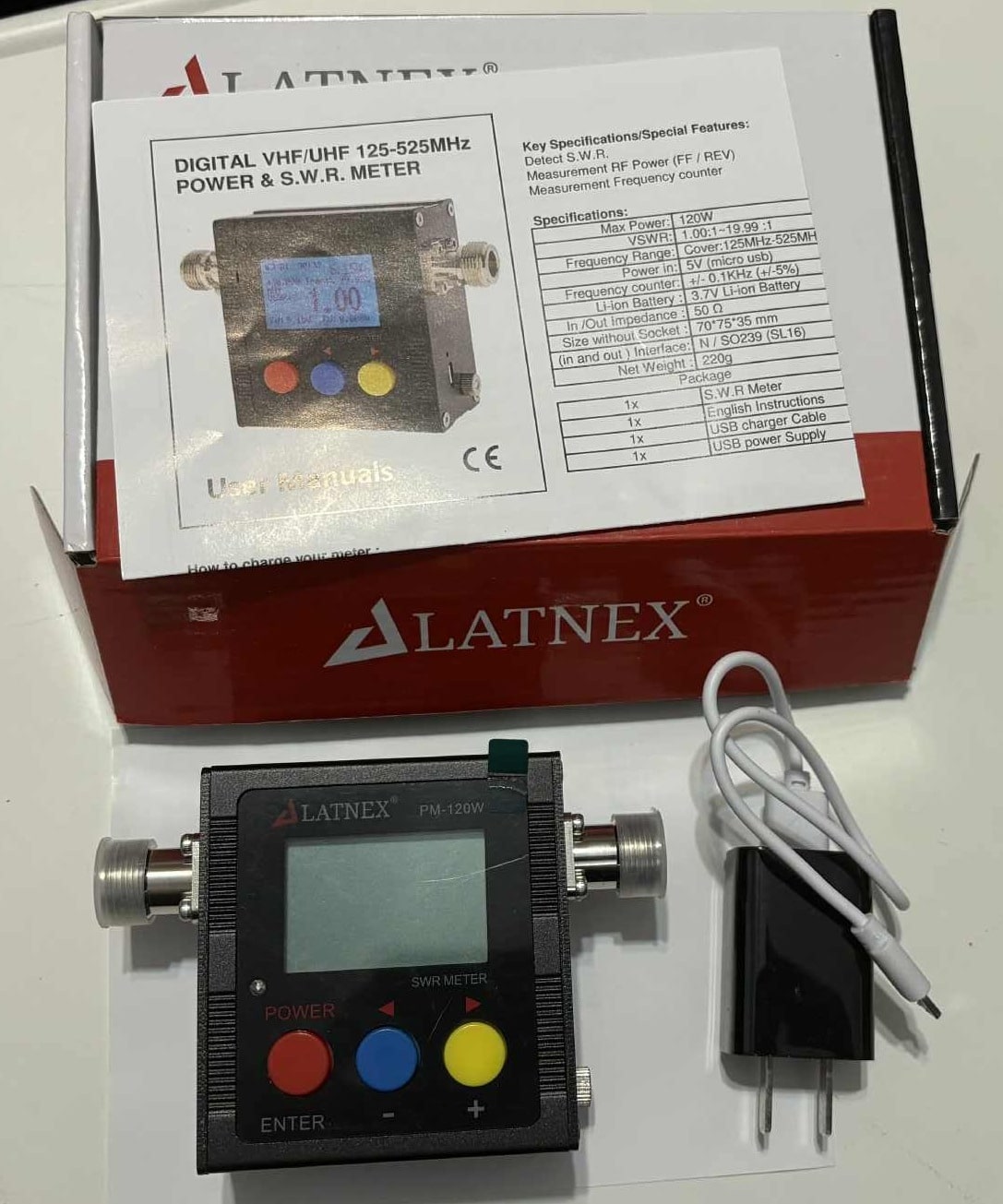 Latnex SWR-Power Meter PM-120W