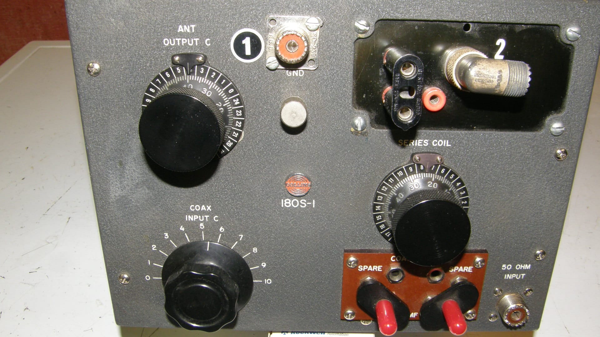 For sale collins 180S1 antenna tuner