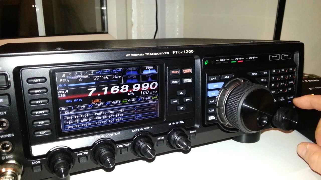 HF Transceiver, Meters, Linear Amp