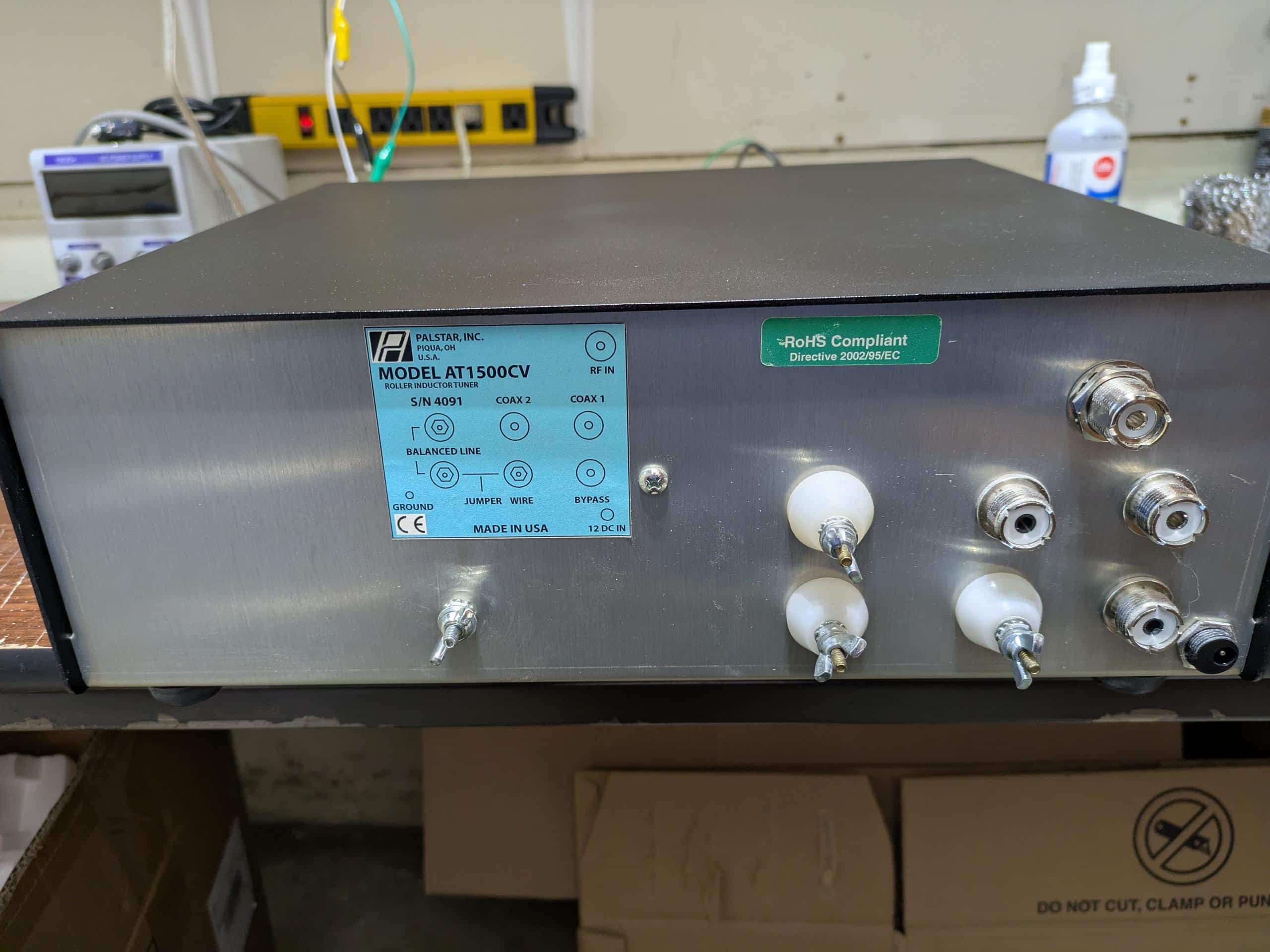 Palstar AT1500CV 1500 Watt Antenna Tuner – FREE SHIPPING