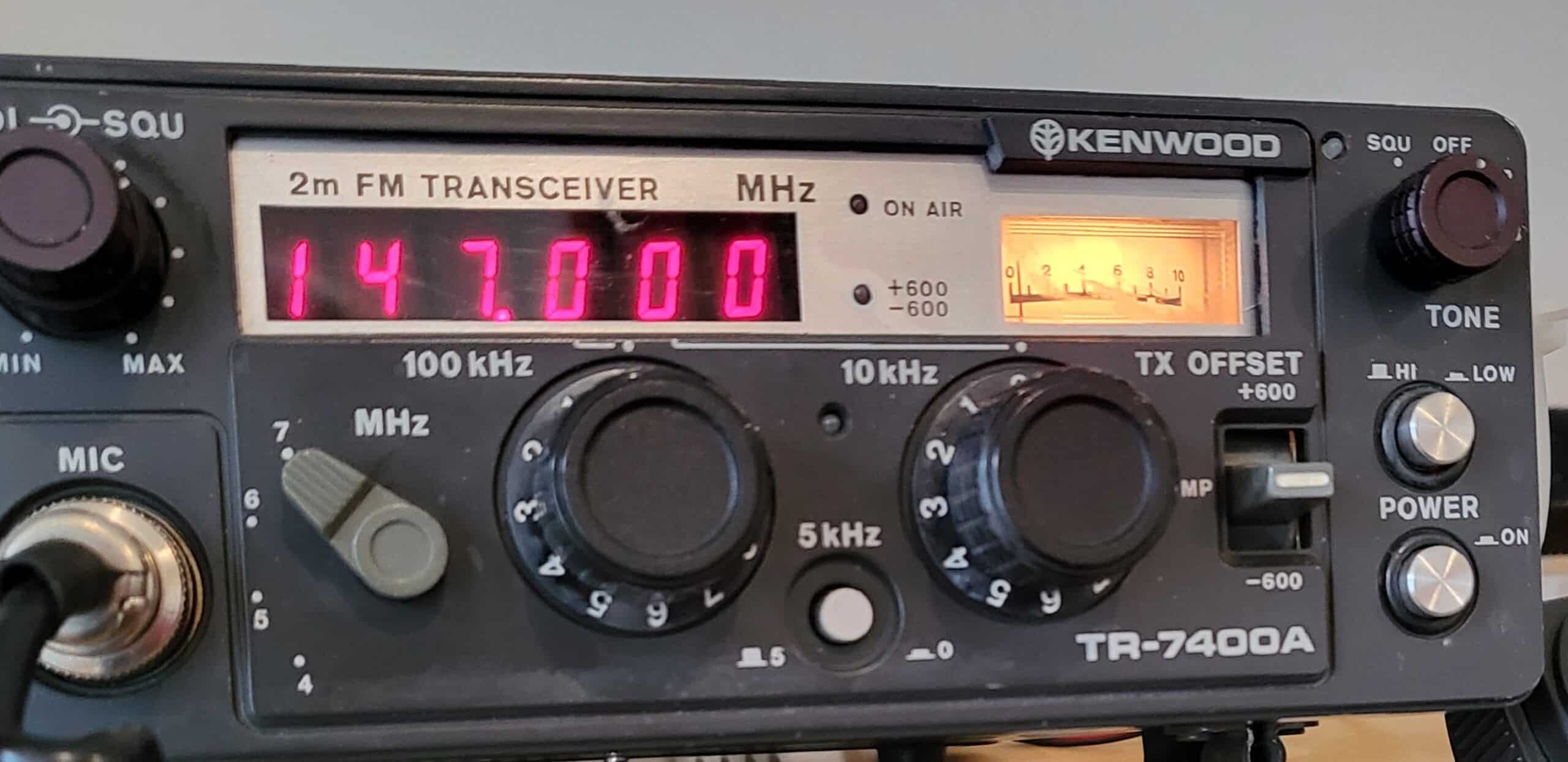 2 meter FM Transceiver Kenwood Model TR-7400A