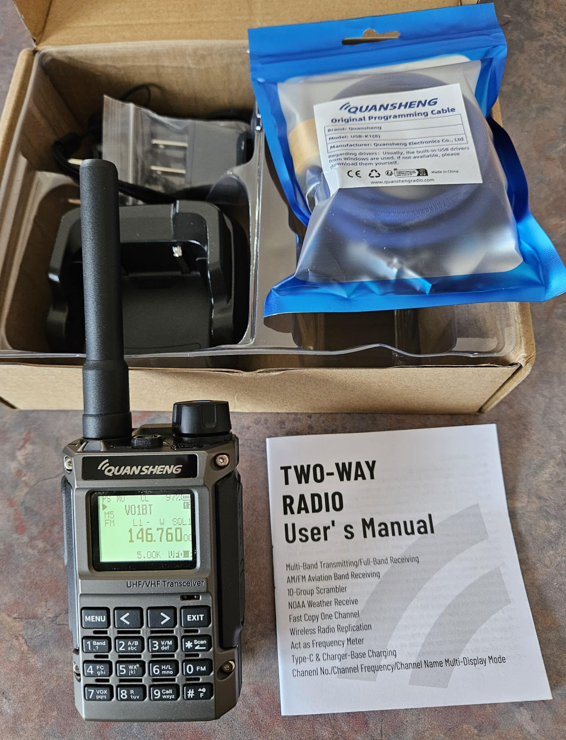 3 portable transceivers