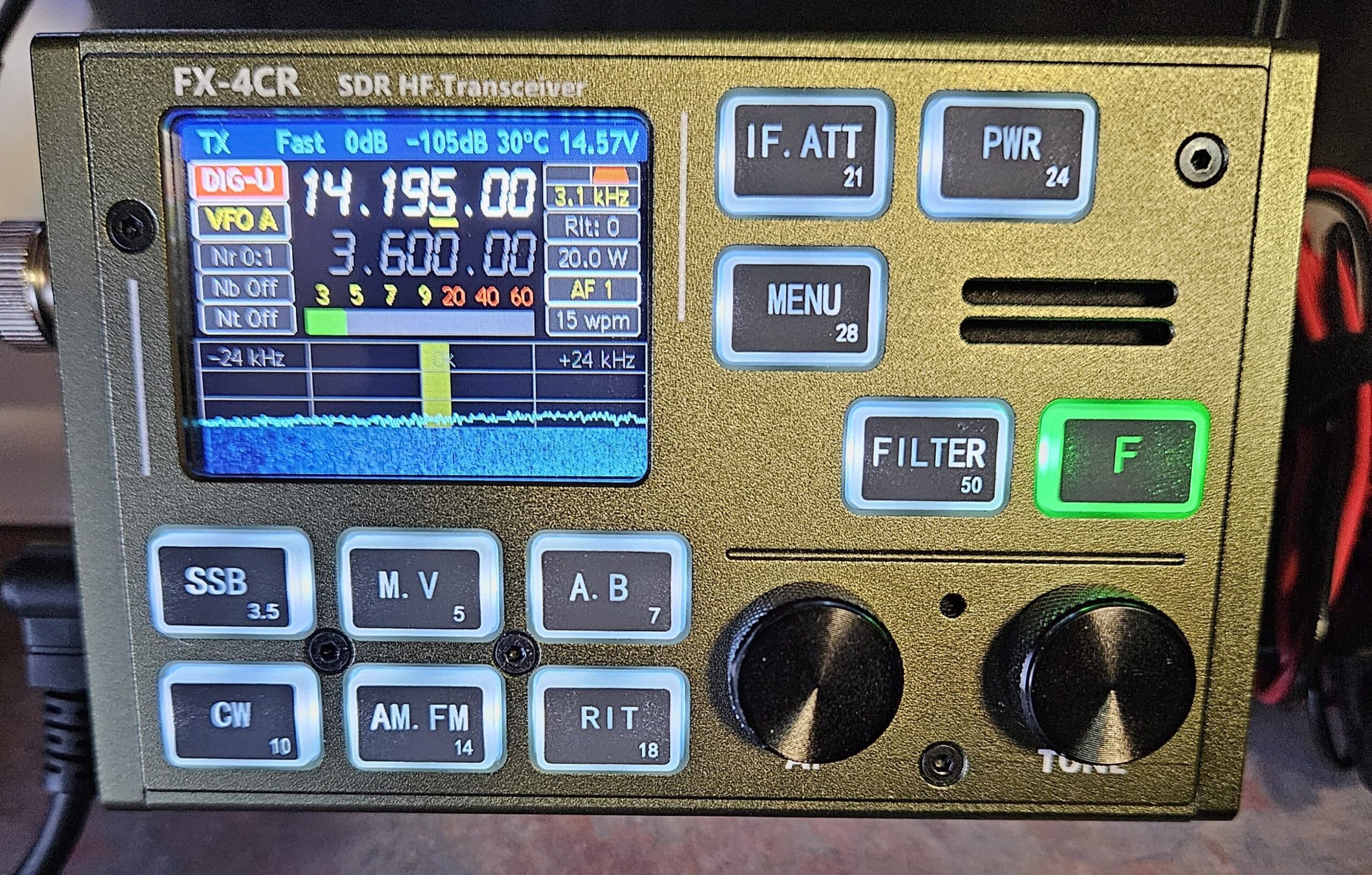 FX-4CR qrp + Elecraft T1 tuner