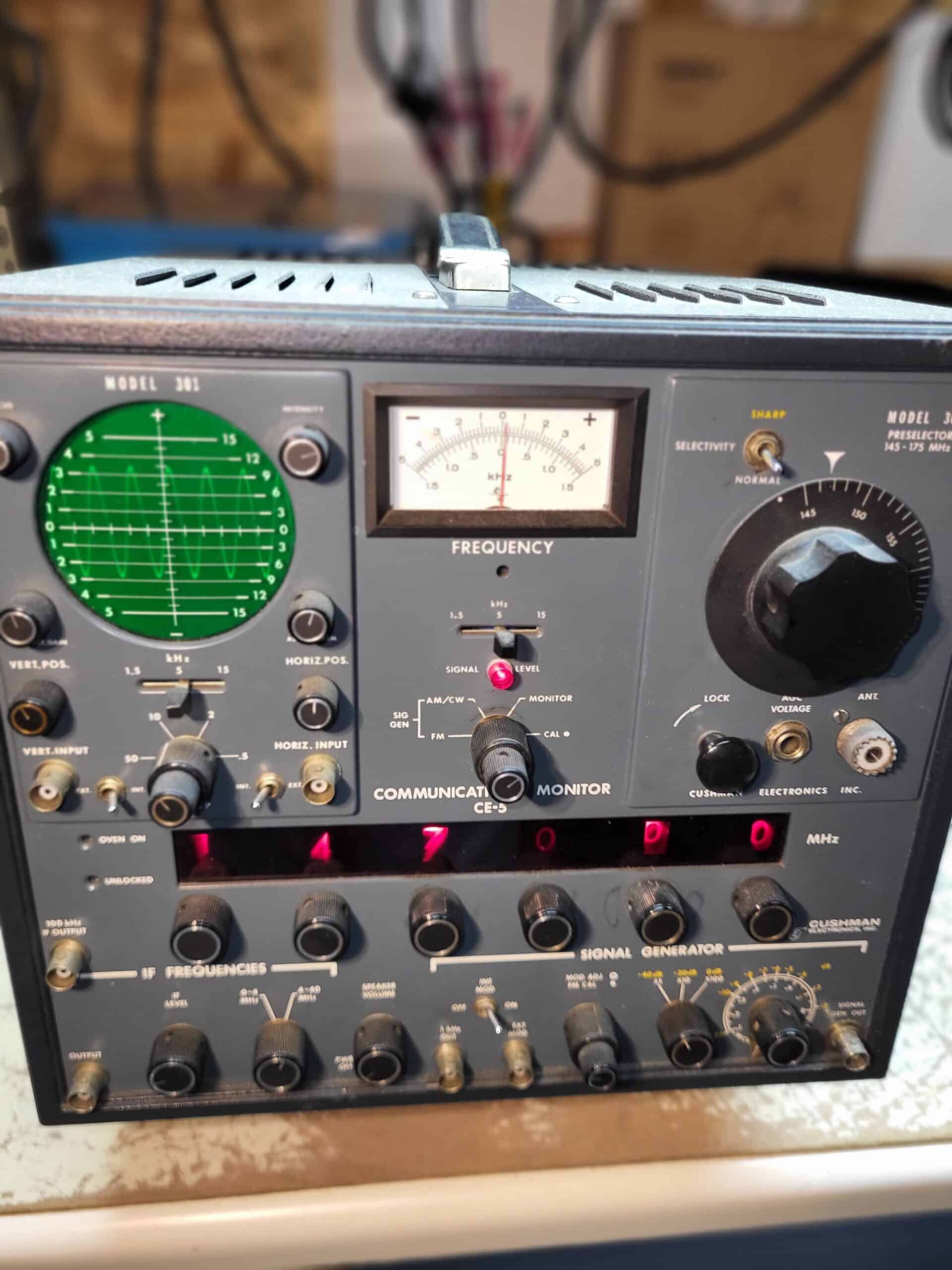 Cushman CE-5 Communications Monitor