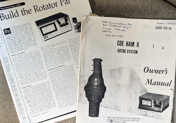 CDE Ham II, Ham III, Ham IV & Tailtwister Rotator Controller