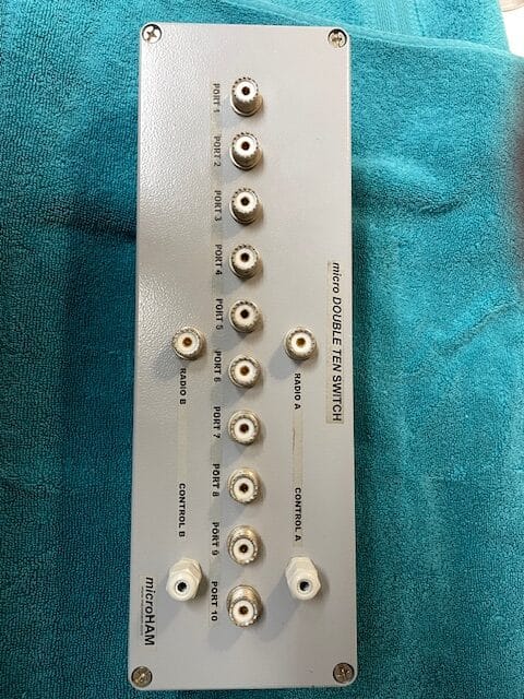 MicroHam Double 10 coaxial switch