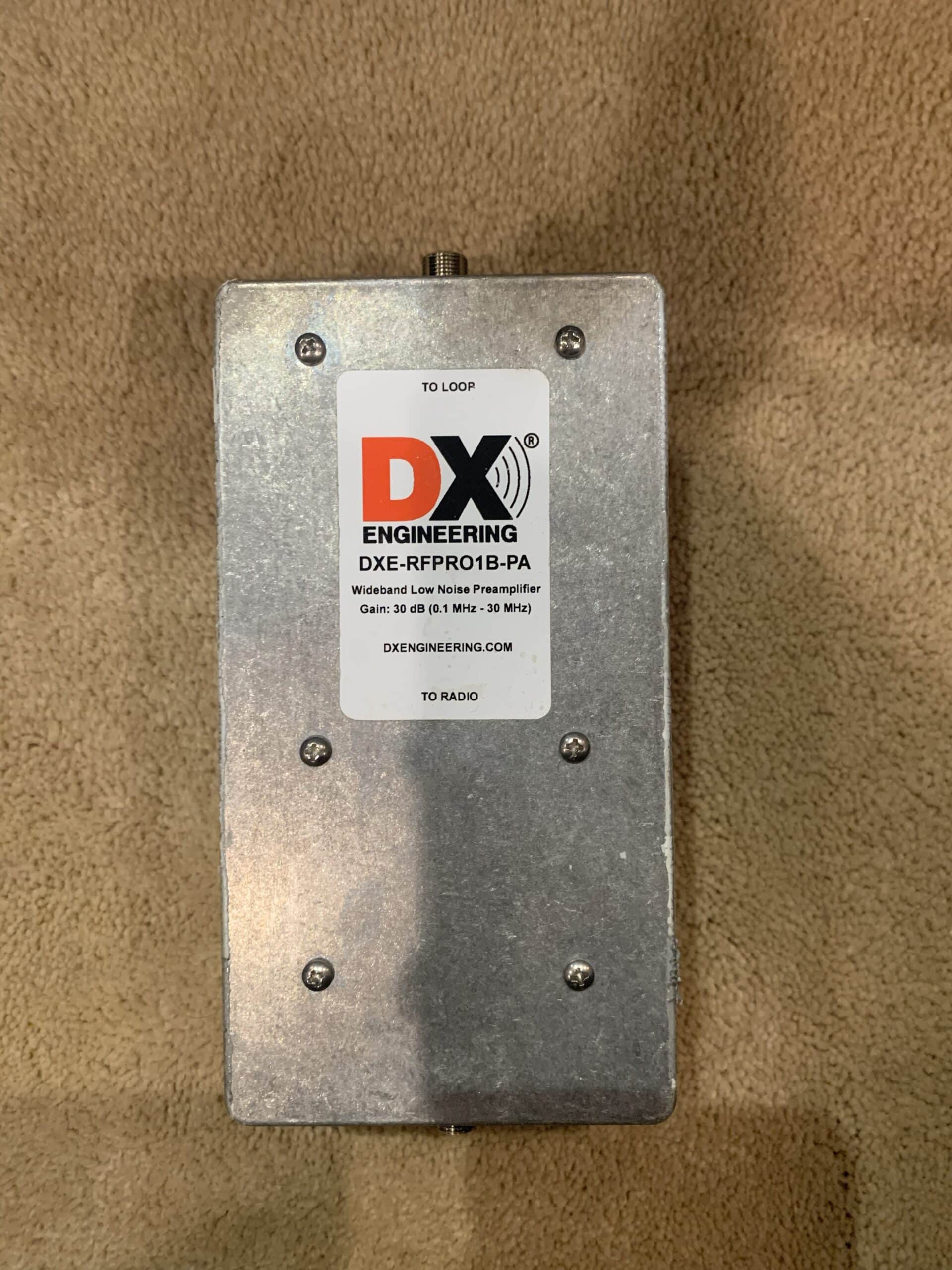 Wide Band Low Noise Preamplifier