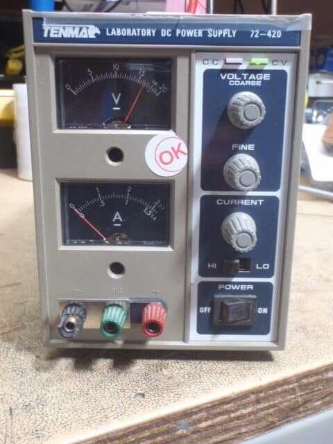 TENMA 72-420 Power Supply DC Lab Power Supply 0-18V DC 5A