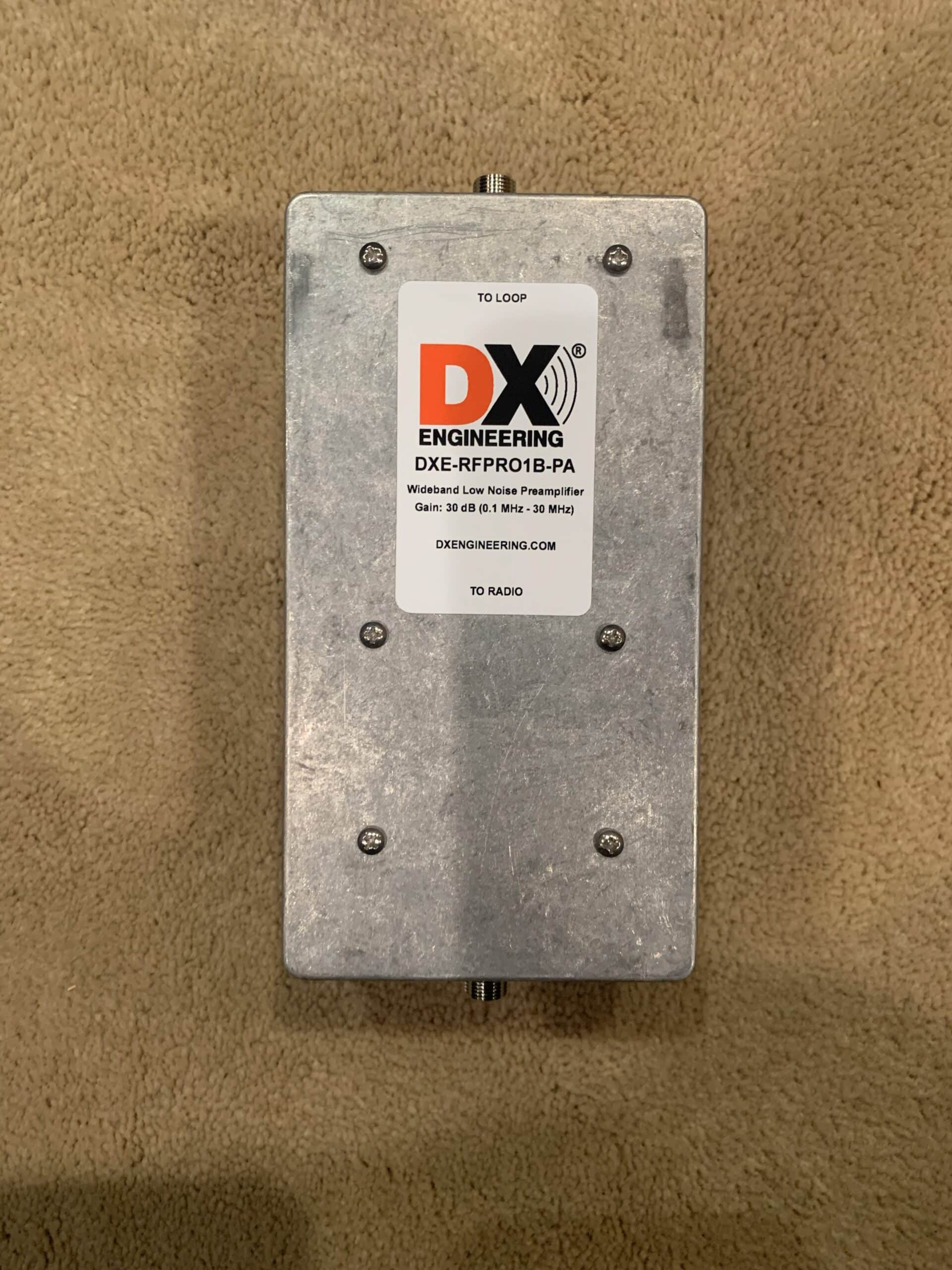 Wide Band Low Noise Preamplifier