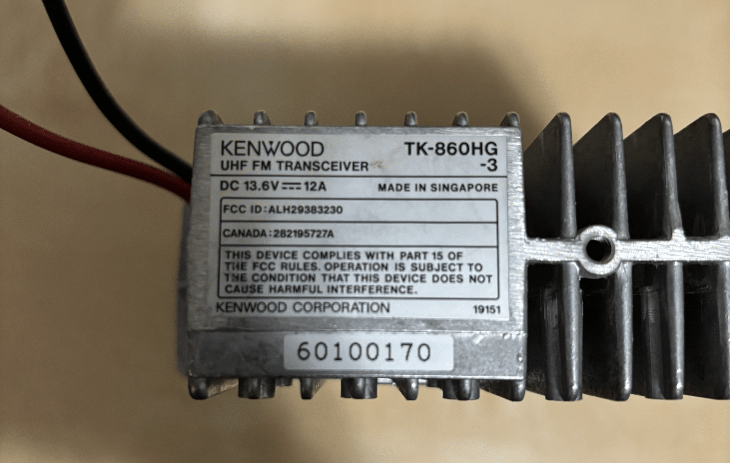 Kenwood TK-860hg