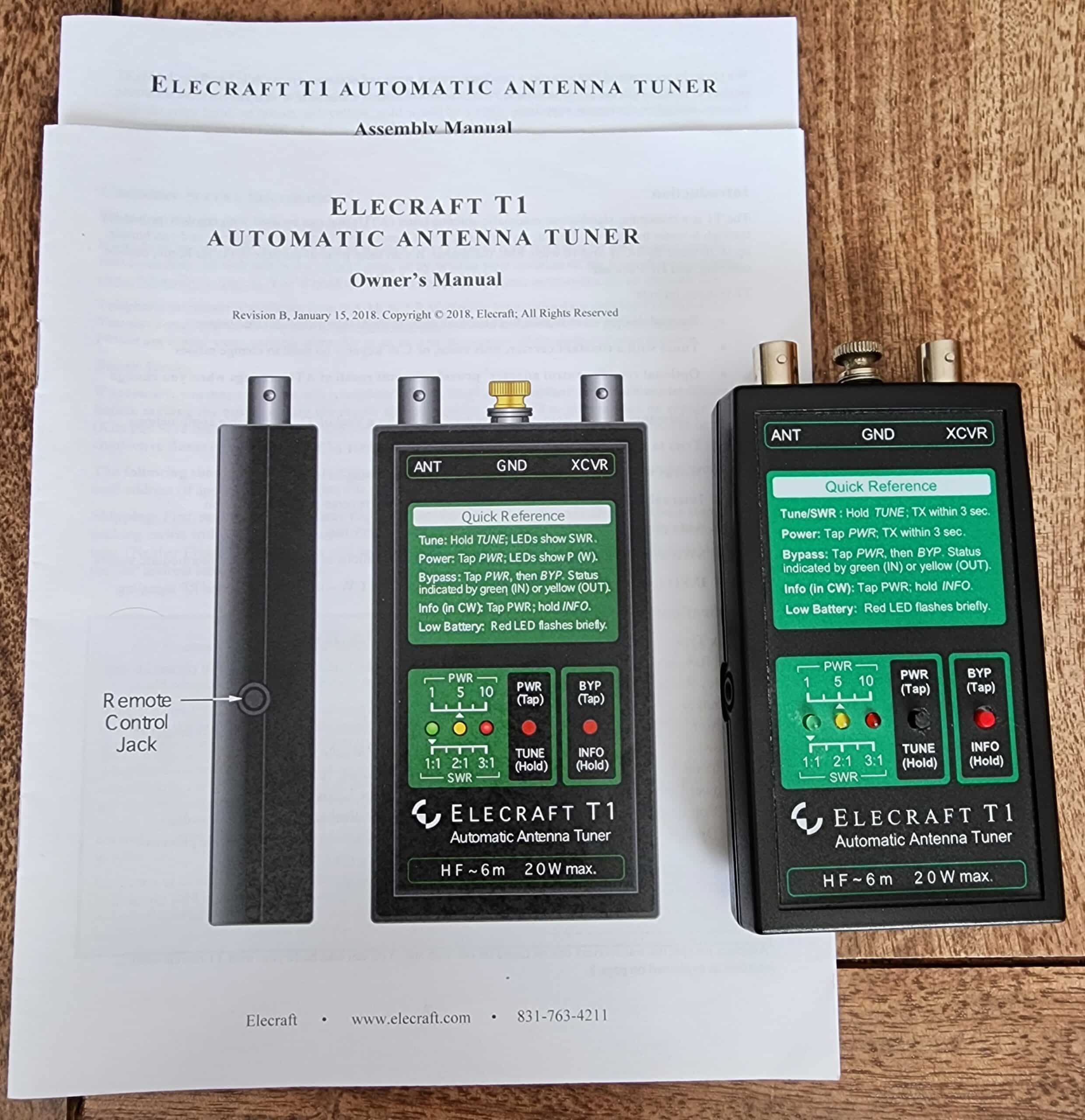 Elecraft T1 antenna tuner