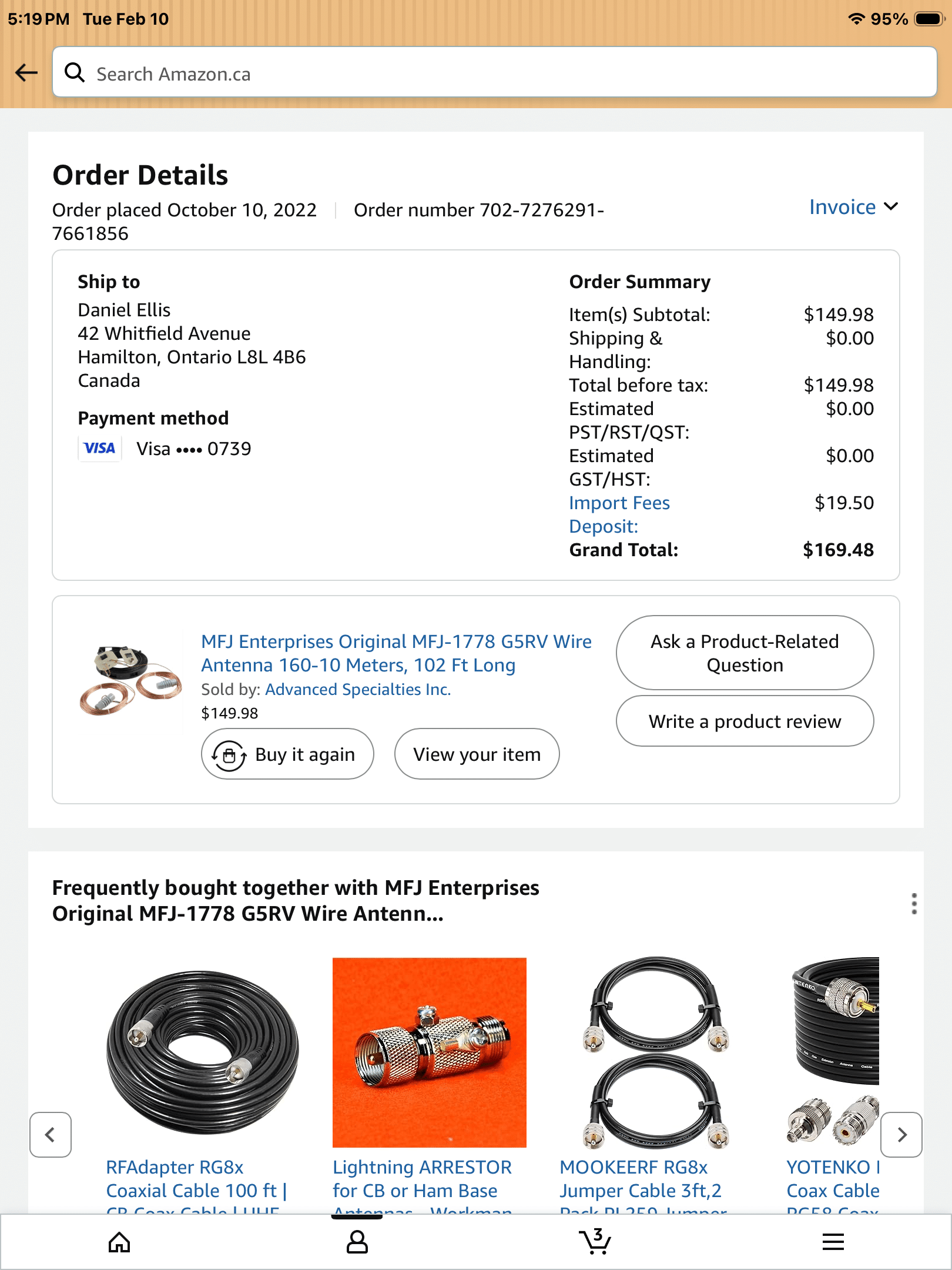 Brand new (Never used) MFJ-1778/G5RV