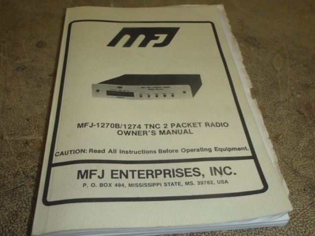 MFJ-1270B TNC 2 PACKET Radio Controller with MFJ-1273 Tuning Indicator