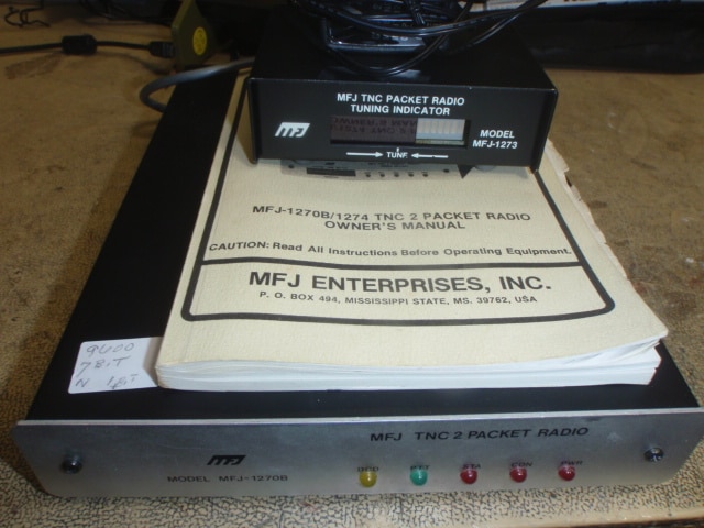 MFJ-1270B TNC 2 PACKET Radio Controller with MFJ-1273 Tuning Indicator