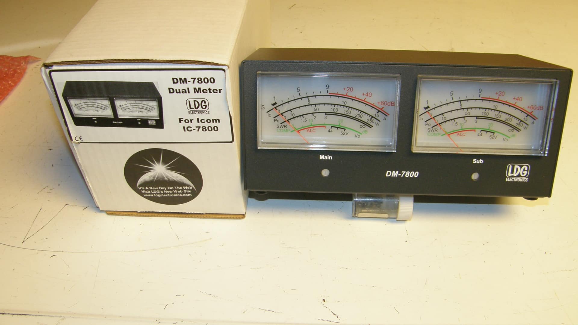 F S Mint LDGDM-7800 dual meter for IC-7800