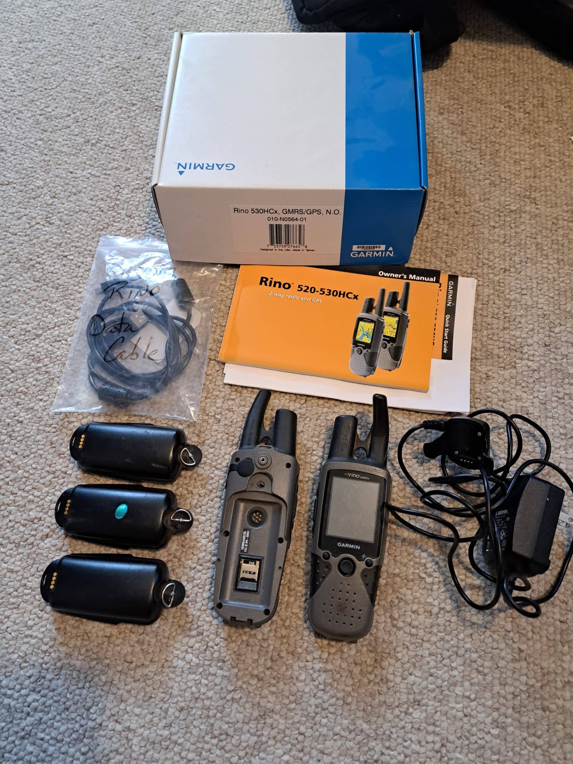 Garmin Rino 530 HCx handheld GPS with radio